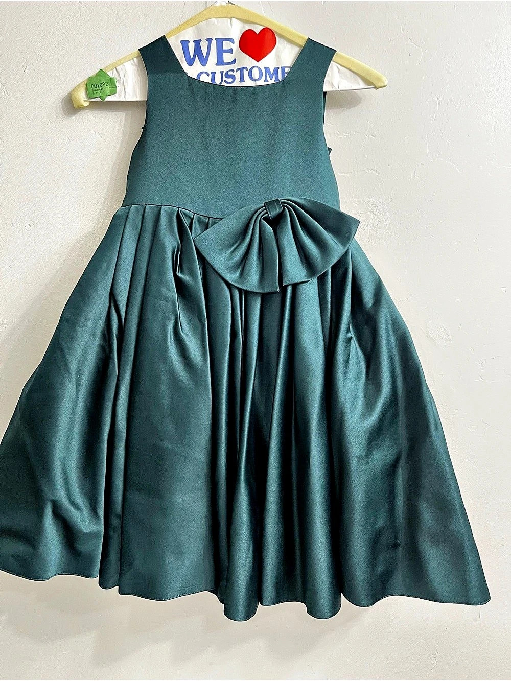 AZAZIE Pipsy Flower Girl Dress Green Size 6